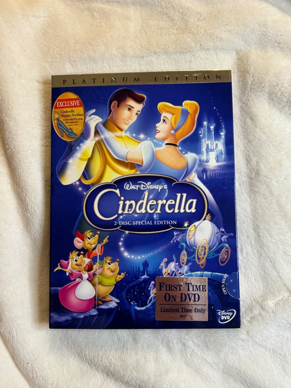 Walt Disney's Cinderella Platinum Edition DVD - Blue